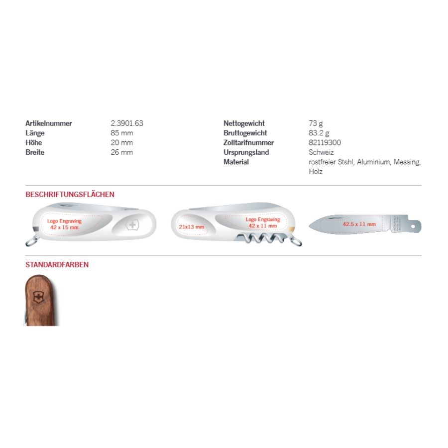 Victorinox Evolution 14 Wood - immagine 4