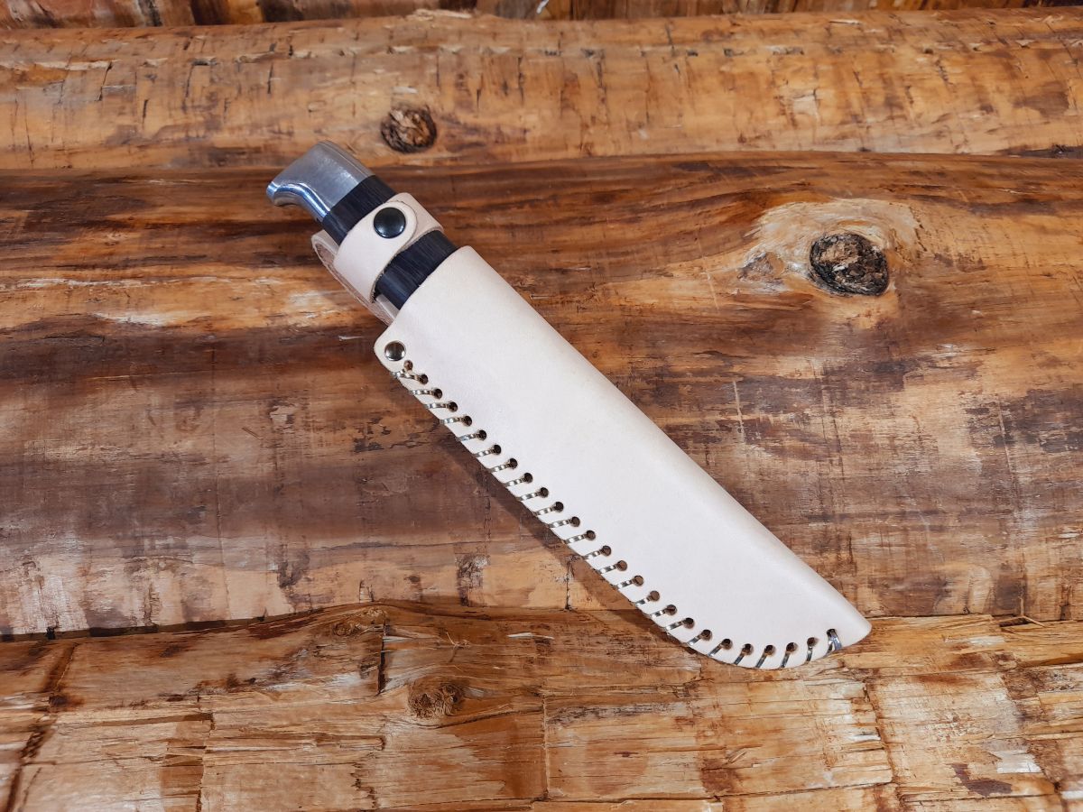 Vangedal Coltello Scout con fodero in pelle e marlinespike - immagine 3