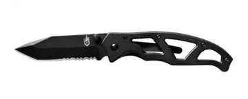 Gerber Paraframe Tanto Seghettato Nero