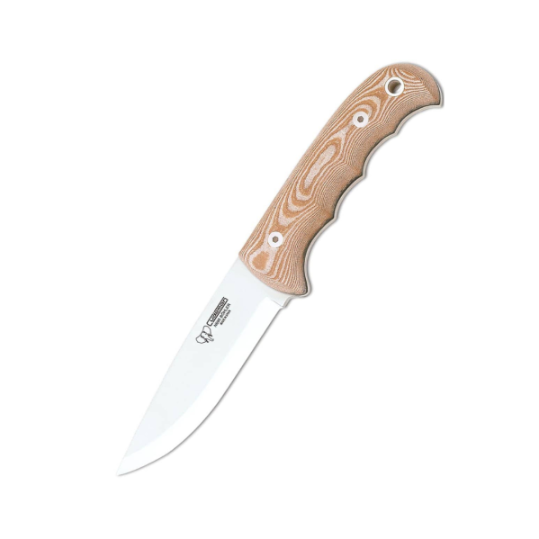 Cudeman Coltello Bushcraft con Manico in Micarta Naturale