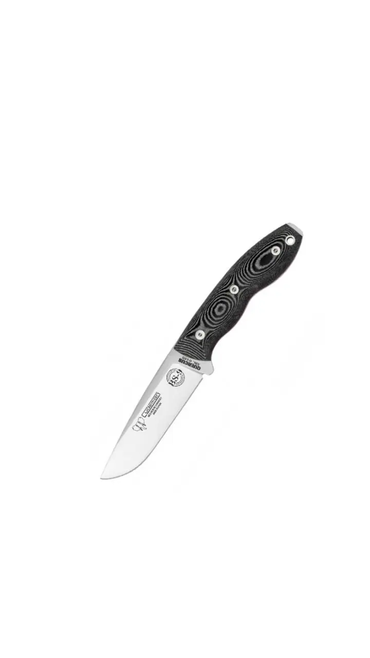 Cudeman Coltello Bushcraft con Manico in Micarta Nera