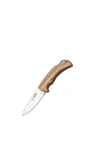 Cudeman Galatea Coltello Pieghevole con Legno d’Olivo e Fodero in Pelle