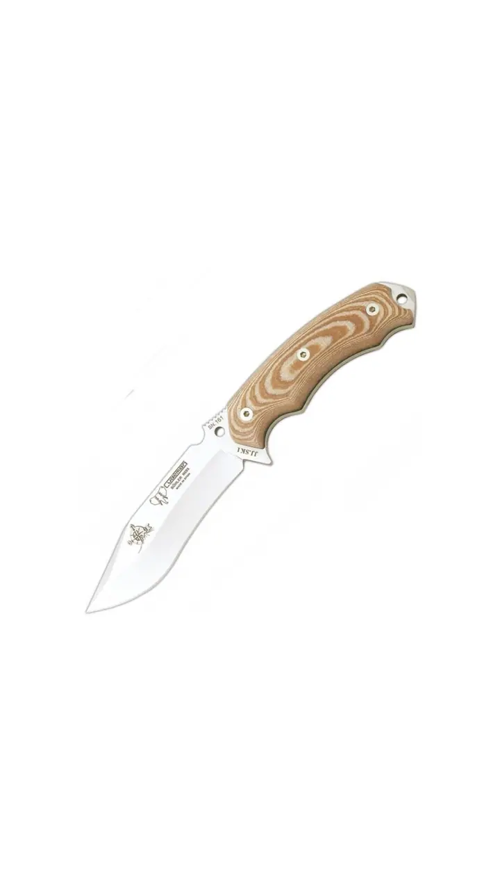 Cudeman Coltello Bushcraft con Manico in Micarta Naturale