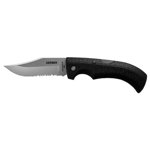 Gerber Gator Pieghevole Clip Point Seghettato