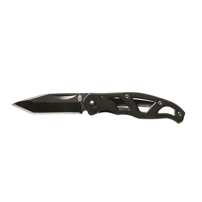 Gerber Paraframe Mini Tanto Nero Filo Liscio