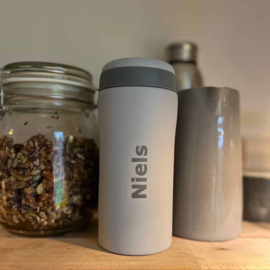 Lifeventure termokop med personlig gravering – genanvendelig to-go kop