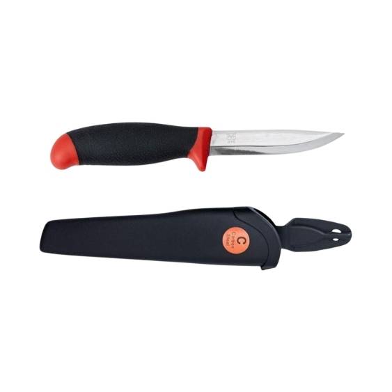 Øyo Coltello in acciaio al carbonio con fodero