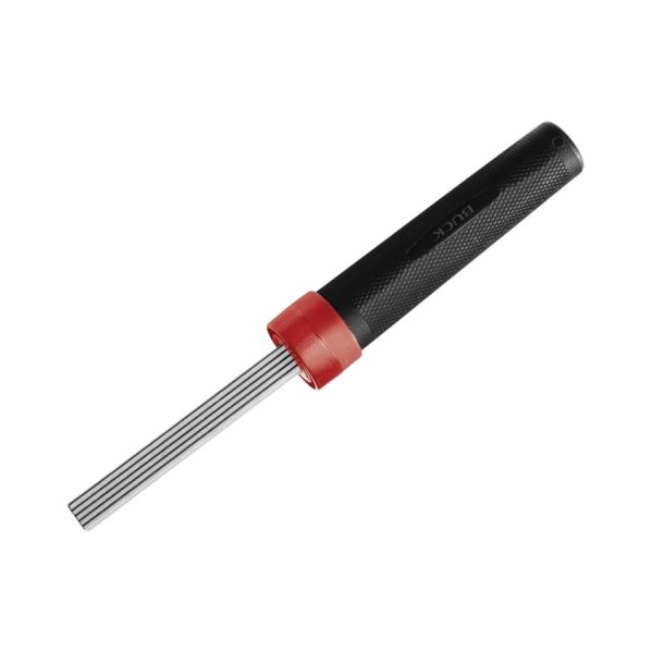 Buck EdgeTek Fishing FlipStik Affilatore Diamond Rosso Nero