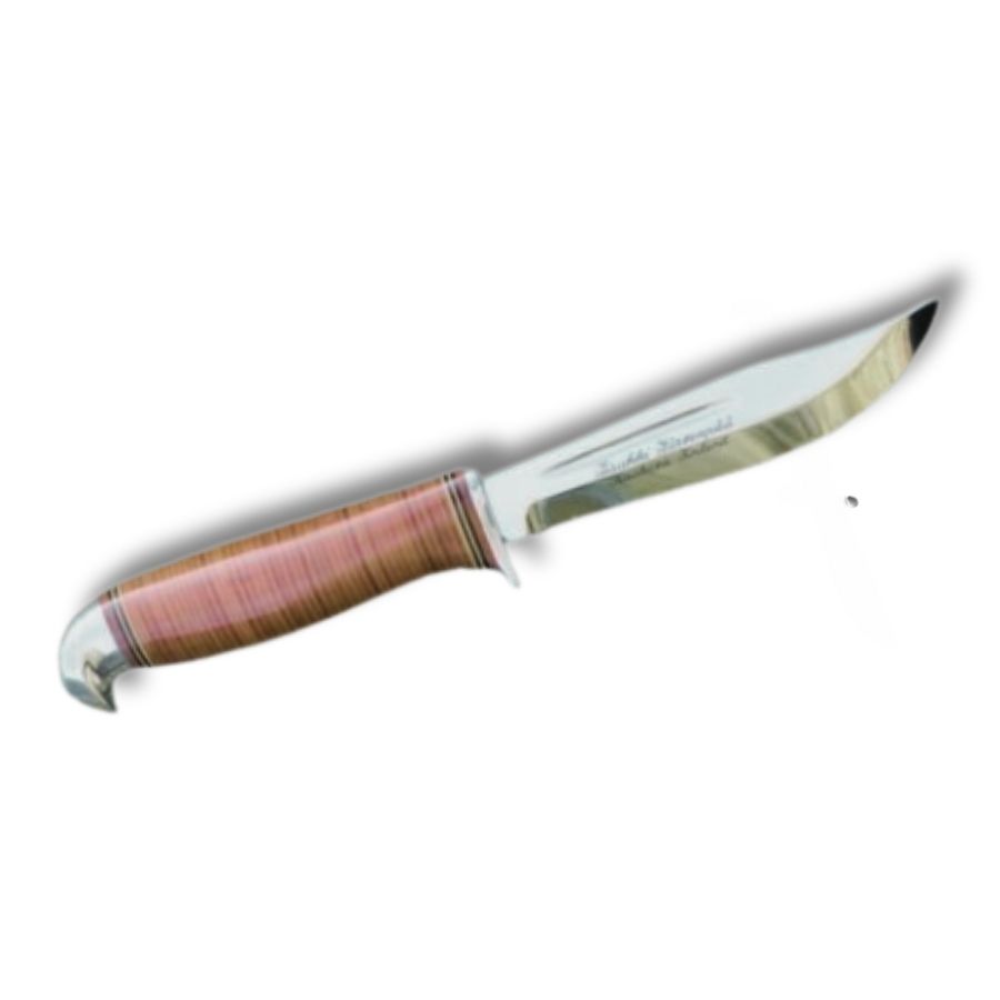 Scout knife – robust spejderkniv med skarp stålklinge og træskaft.