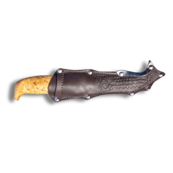 Iisakki Järvenpää MULTIPURPOSE FISH KNIFE - Tummanruskea