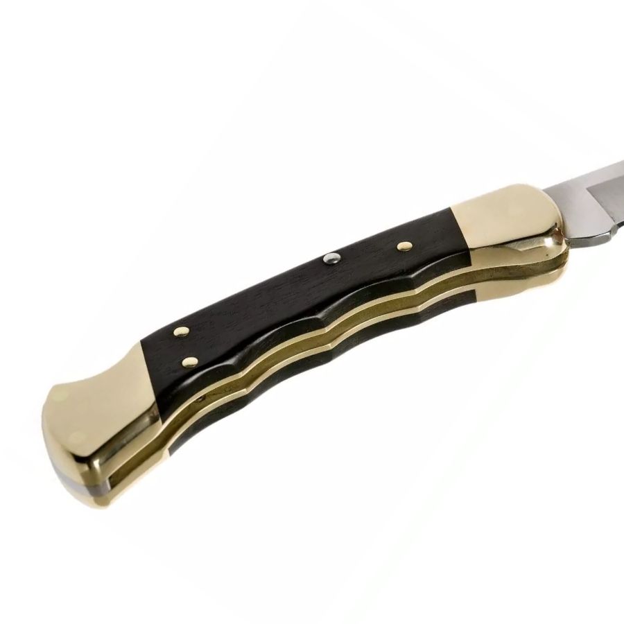 Buck 110 Folding Hunter Finger Grooved - immagine 7