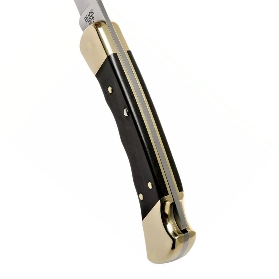 Buck 110 Folding Hunter Finger Grooved - immagine 5