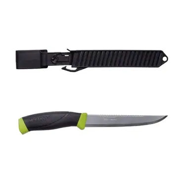 Morakniv Companion coltello da pesca con squamatore 150 (S) – Verde lime