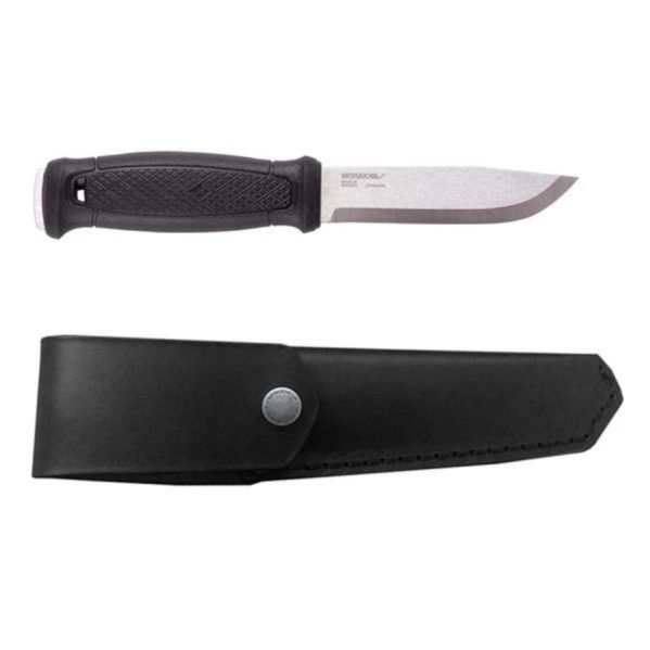 Morakniv Garberg con fodero in pelle (S) – Nero