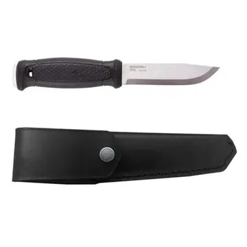 Morakniv Garberg con fodero in pelle (S) – Nero